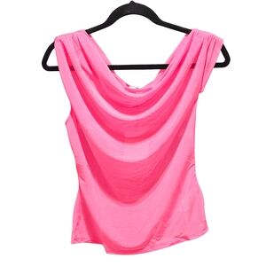 Reformation Belle Knit Top Small, Medium Candy Pink Polyester NWT 💕